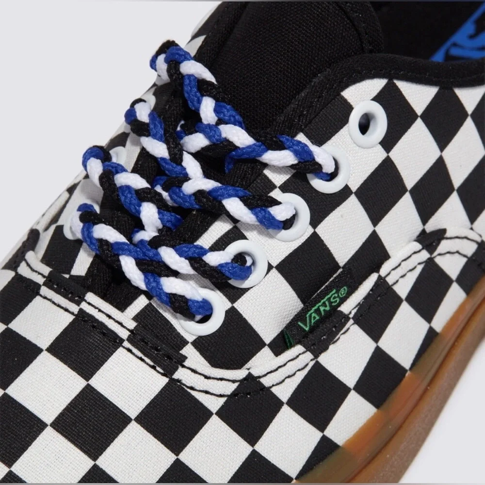 Size 7.5 - VANS Authentic‎ Checkerboard - Black White Gum